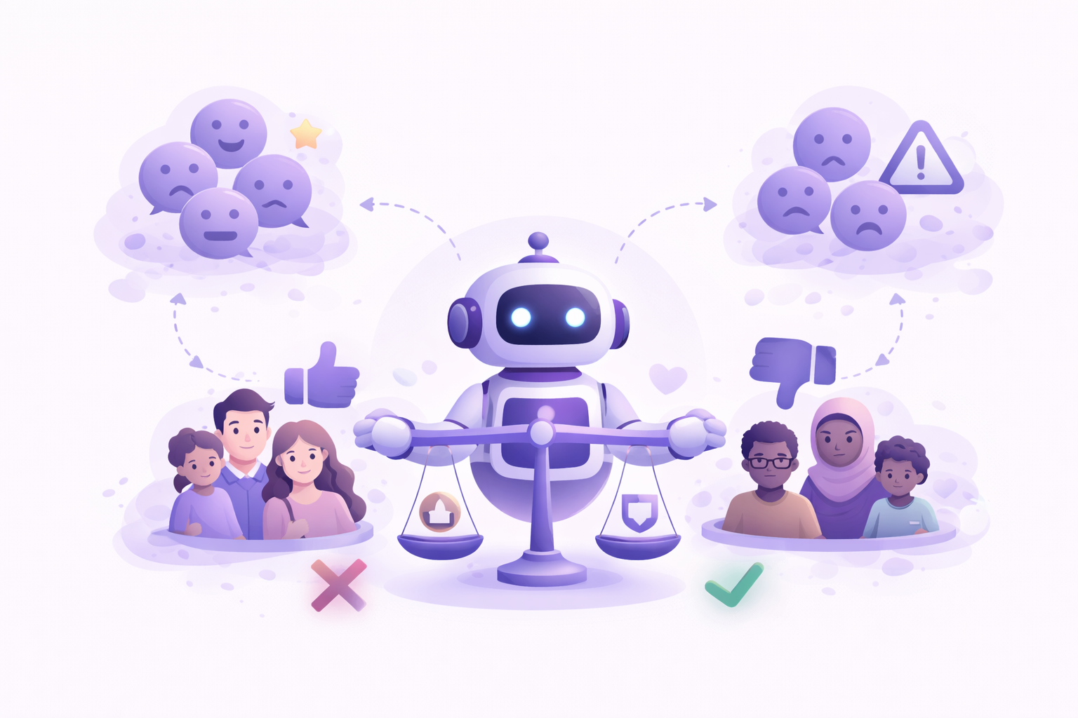 Illustration for Bias in AI